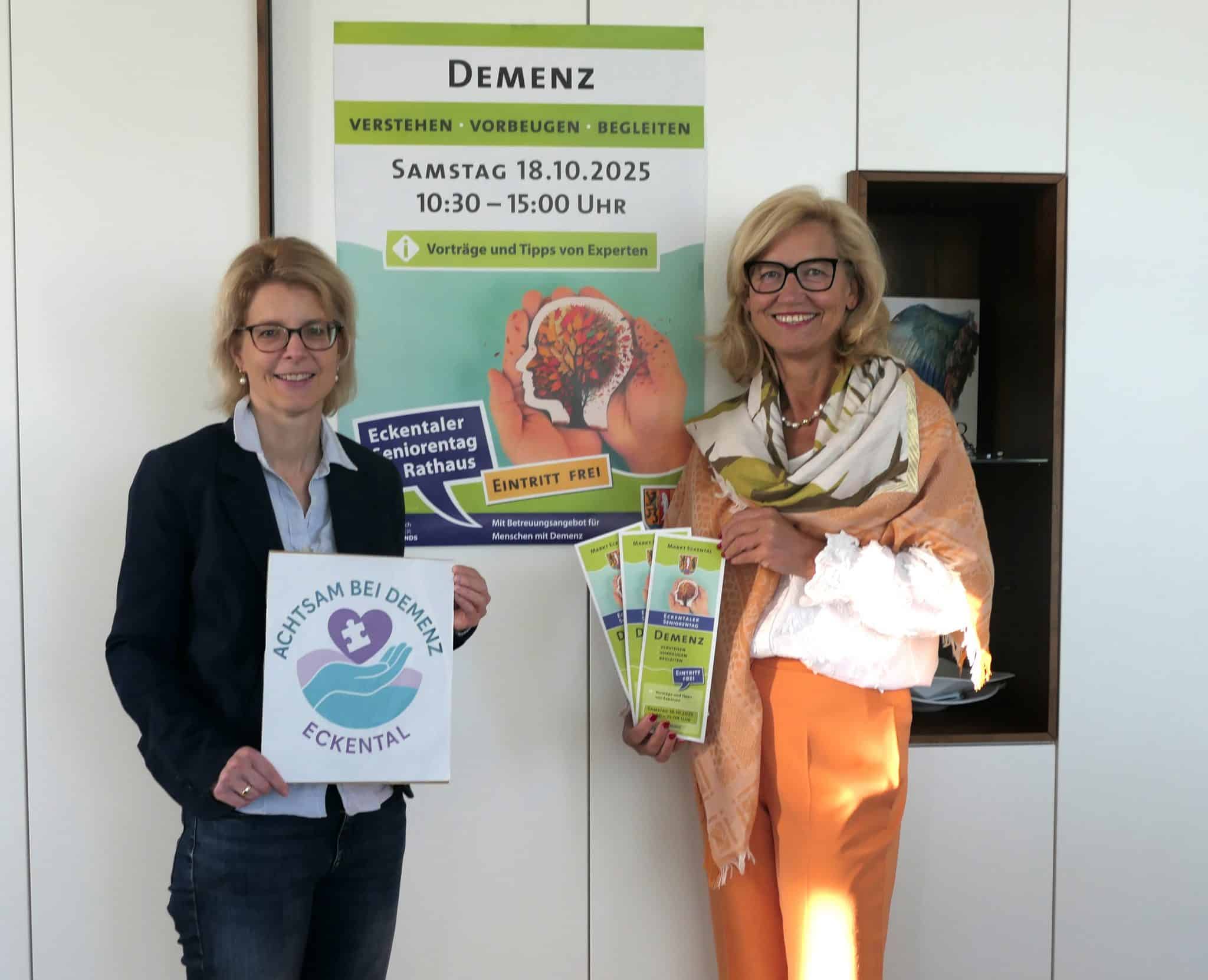 Auf den Seniorentag freuen sich Bürgermeisterin Ilse Dölle (r.) und Sylvia Steinbach, Koordinatorin für Seniorenangelegenheiten.