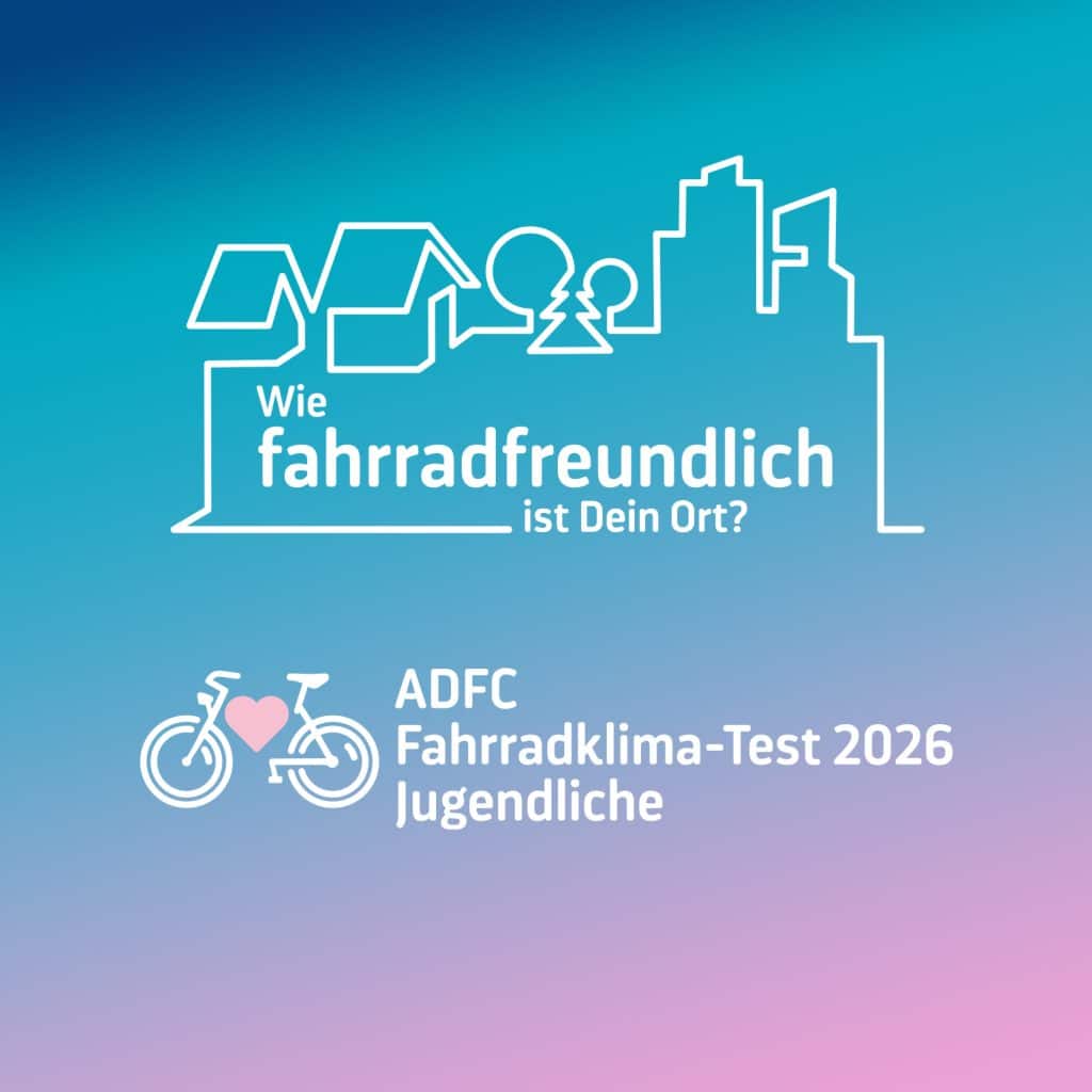 Wie fahrradfreundlich ist Dein Ort? ADFC Fahrradklima-Test 2026